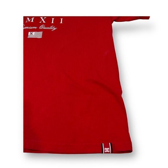 DC Shoes Red Tee Size Large - Picture 4 of 6